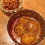 梅干しのウールガイ、生姜チャトニ