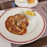 ベーカリーレストランサンマルク - ストロガノフ風ハンバーグステーキ