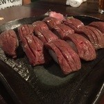 京の焼肉処 弘 - ☆牛トロ炙り握り（●＾o＾●）☆