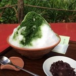さるや - 氷室の氷　抹茶あずき