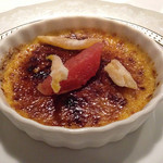 レストラン ツキダテ - 名古屋コーチンのブリュレ