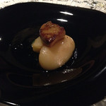 レストラン ツキダテ - 桃とフォアグラ