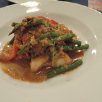 ラ・フレッチャ - ディナー　小ヤリイカのローザマリーナ風味ソテー