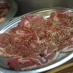 焼肉ジンギスカン つるや - ジンギスカン 意外に淡白。