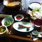 Hoshi Noya Kyouto - 朝食　はもなべ