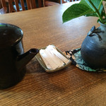 うぶすな - 2015/6/☆  食後の蕎麦湯と爪楊枝