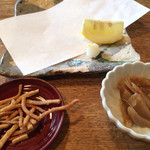 うぶすな - 2015/6/☆  蕎麦かりんとうとお通し