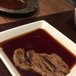 馬鹿力 - タレで。あっさり目で美味しいです。