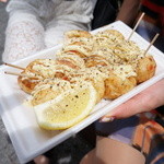 大阪アメリカ村 甲賀流 - ブラックペッパー・・三種類食べてみたけど、コレが一番旨かった。