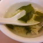 台湾餃子房 - 定食のスープ