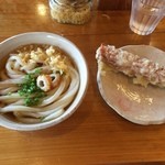 三好うどん - かけ小＆ちくわ天