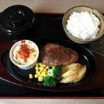 舟木亭 - 相方はランチハンバーグ　１０８０円　