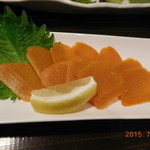 魚の納屋 - 魚卵のからすみ風