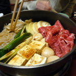 モリタ屋 - すき焼き（野菜投入）
