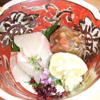 うち山 - お造り鯛の煮こごり