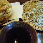 あかりや弧仙 - かきあげそば