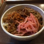 すき家 - すき家のミニ牛丼