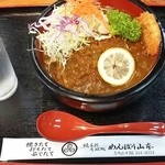 Membou Yamamoto - 【H27.7.13】カツカレー南蛮そば９７０円。