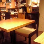 Bumbuku - テーブル席(２０１５年７月10日撮影)