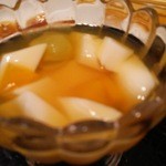 中国料理 リトル上海 - 杏仁豆腐