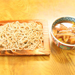 Soba Doko Ro Tate Shina - 鴨せいろです。焼酎そば湯割と一緒にどうですか？