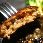 ステーキ カフェ ケネディ - デミグラスソースハンバーグ