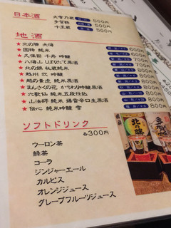 いなせや別邸 てん屋わん屋 - メニゥ