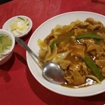 五修堂 - 中華風カレーライス（）７００円です。２０１５年６月