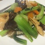 河童軒 - 青梗菜と海鮮炒め