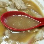 来々軒 - やや甘めの醤油豚骨スープは絶品！くせになりそう^^