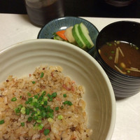 本格肉料理 丸小 - ガーリックライス（夏限定ステーキコース）