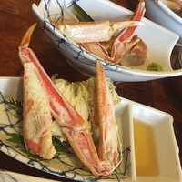 かに道楽 新宿本店 - かに酢、かに刺身♡
