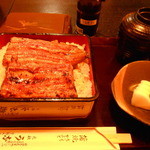 元祖 うな鐡 - 2015/7 ランチうな重大盛り￥２１００＆小生ビール￥３００