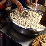 九金店 - おまけ：「芋圓」のもとをを白玉にしています