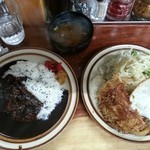 馬場南海 - コロッケ&カレートッピング