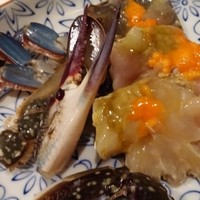 うぶか - 日本酒に漬けた酔っ払い渡り蟹！