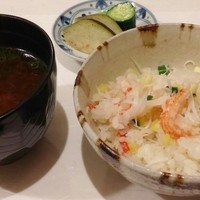 うぶか - ズッキーニと毛蟹のご飯！