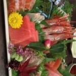 炭焼うな富士 - 刺身盛り合わせ H26.秋