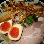 鶏Soba 座銀 - 煮干し吟醸nigori+味玉♪