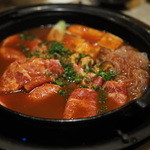 焼肉 銀座コバウ - カルビクッパスープのすき焼き