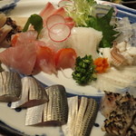 やなぎ澤 - 【再訪25】本日のお刺身盛り合わせ