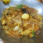 石狩亭 - ここは地元・大船最強中華屋！故に大船最強九州長崎皿うどん❤パリパリ揚麺に具沢山あんがよく絡むぅ～ﾁｮ ♪ヽ(´▽｀)/