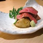 Akasaka Ajisai - 舟形マッシュルームと山形牛ステーキ