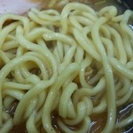 ラーメン 杉田家 - 酒井の麺はモッチリ感があります。