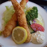 和風レストラン やまさ - 特大エビフライ定食(\1,575)