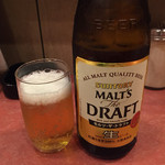 水餃子の店哈尓濱 - 瓶も生もモルツ