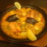 スペイン料理店 エステーリャ - パエリア二人前4400円