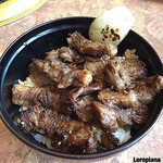 焼肉レストラン　一心亭 - 国産牛の牛丼。