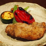 鮪頬肉のまぐろホホ肉のカツレツ