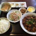 晴々飯店 - 麻婆豆腐・大辛（750円）
